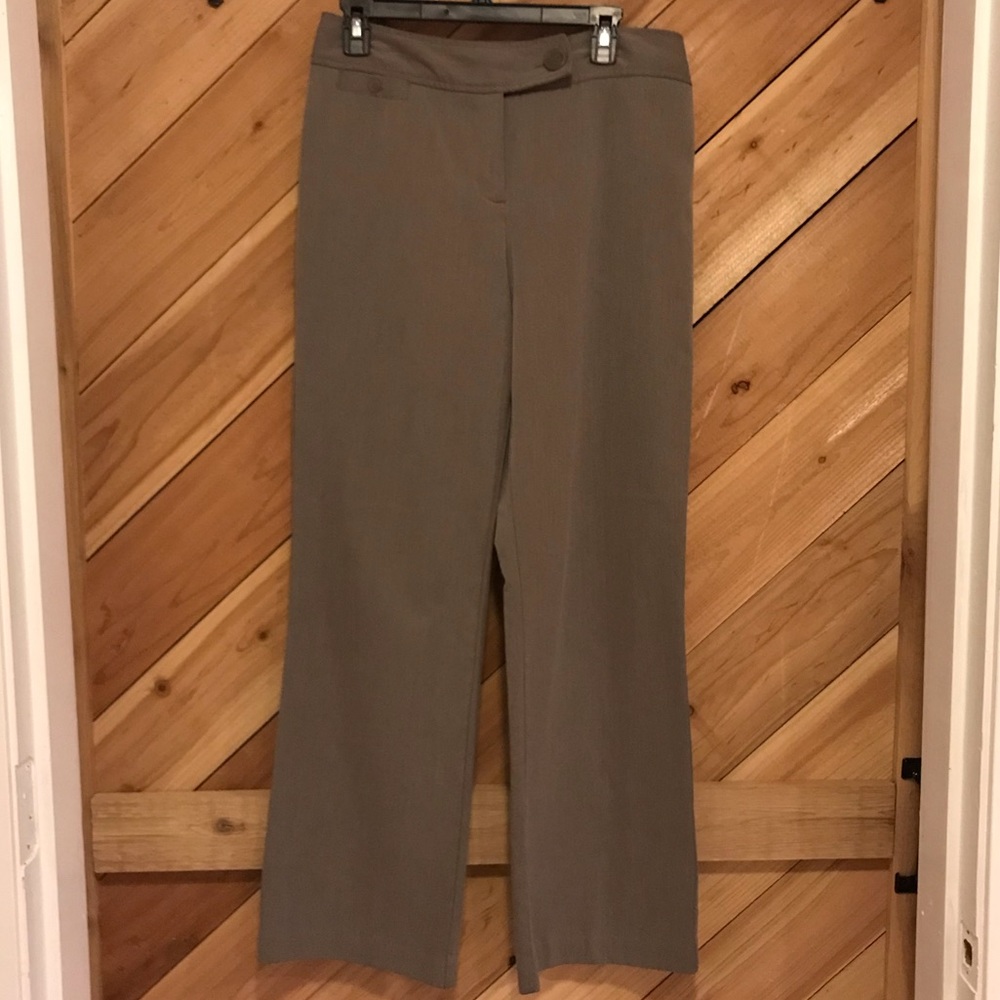 3/$21 Brown East 5th Secretly Slender wide leg dress casual trouser, size 8